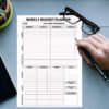Weekly Budget Planner template