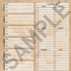 Weekly Meal Planner