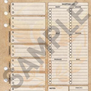 Weekly Meal Planner