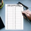 Yearly Savings Tracker Template