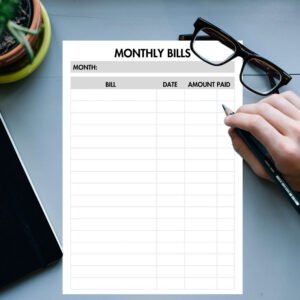 Monthly Bills Tracker