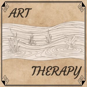 Relaxing Wave Coloring Designs for Adults - Printable Ocean Art