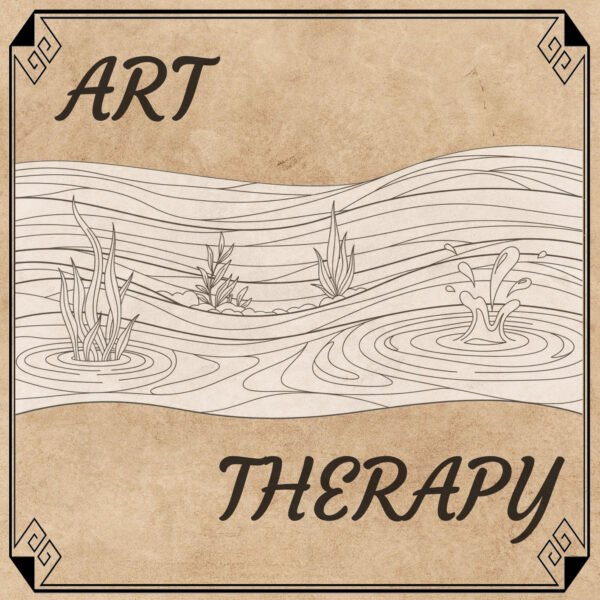 Relaxing Wave Coloring Designs for Adults - Printable Ocean Art