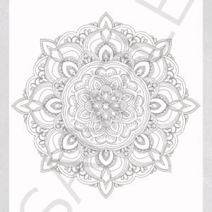 Mandala Coloring Pages for Adults - Stress Relief, Meditation & Mindfulness