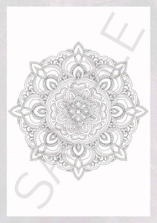 Mandala Coloring Pages for Adults - Stress Relief, Meditation & Mindfulness