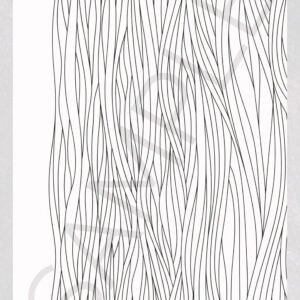 Relaxing Wave Coloring Designs for Adults - Printable Ocean Art