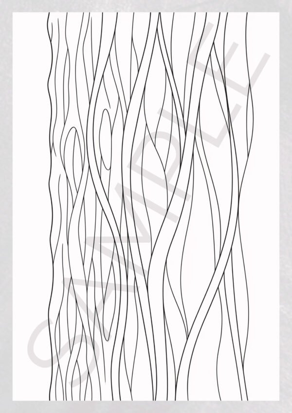 Gentle Waves Coloring Pages - Ocean & Water Themed Stress Relief
