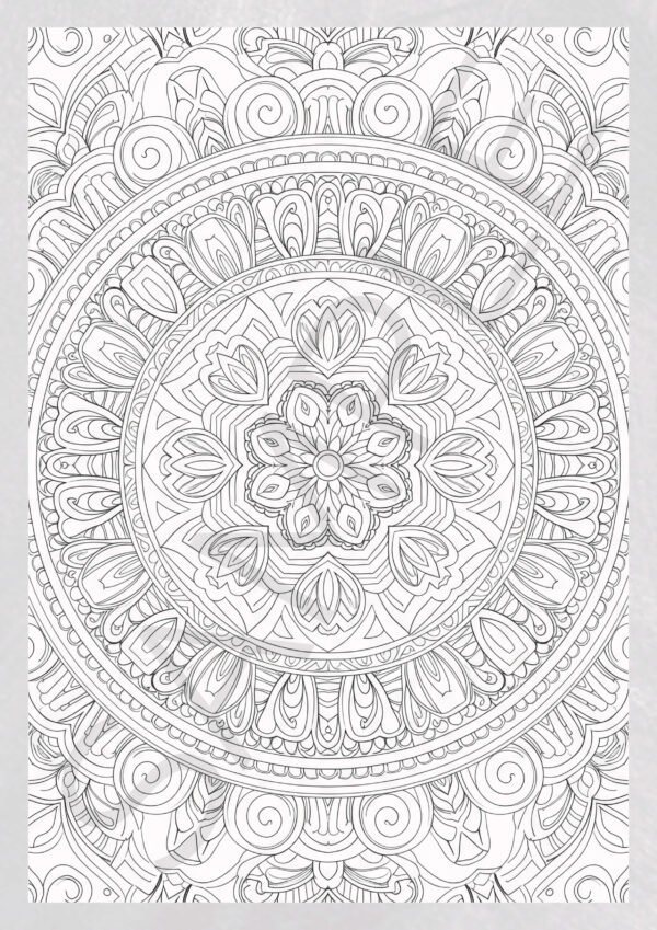 Mandala Coloring Pages for Adults - Stress Relief, Meditation & Mindfulness