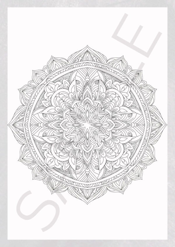 Mandala Coloring Pages for Adults - Stress Relief, Meditation & Mindfulness