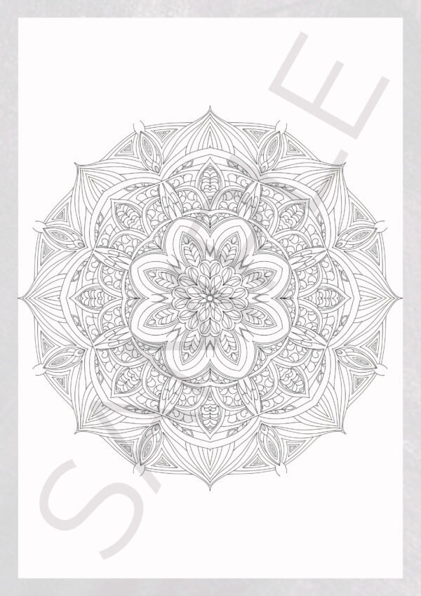 Mandala Coloring Pages for Adults - Stress Relief, Meditation & Mindfulness