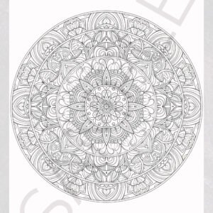 Mandala Coloring Pages for Adults - Stress Relief, Meditation & Mindfulness