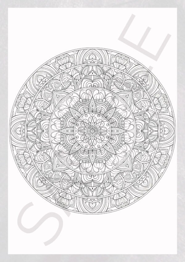 Mandala Coloring Pages for Adults - Stress Relief, Meditation & Mindfulness