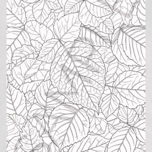 Leaf Coloring Book for Adults - Stress Relief & Nature Inspired Prints