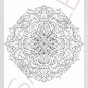 Mandala Coloring Pages for Adults - Stress Relief, Meditation & Mindfulness