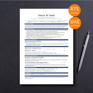 UAE Government & GLE Executive CV Pack — Director & Above
