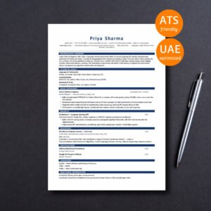 UAE Tech CV & Job Application Pack — Junior | Software Engineer | Graduate
