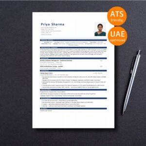 UAE Real Estate CV Template Pack — Junior & Graduate | RERA-Ready | Dubai & Abu Dhabi