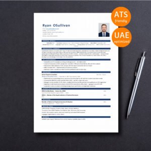 UAE Real Estate CV Template Pack — Mid-Career | Senior Consultant to Manager Level | Dubai & Abu Dhabi