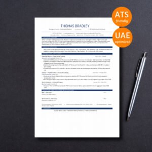 UAE Finance Executive Career Pack — CV, Cover Letter & LinkedIn Templates | Director to C-Suite
